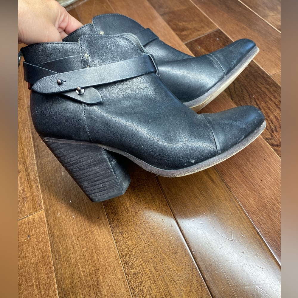 Rag & Bone Ankle Boots black leather size 9.5 (40 )